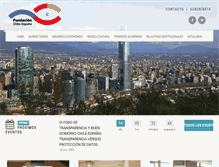 Tablet Screenshot of fundacionchile-espana.org
